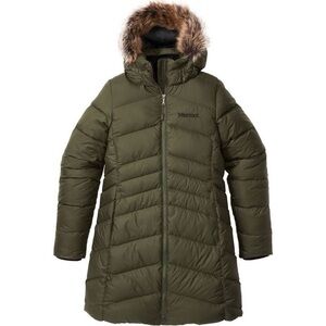 Marmot Green Montreal Down Puffer‎ Coat Size Small